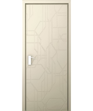 Дверь с ПВХ покрытием Гекса (Софт Джелато) Дверь с ПВХ покрытием Гекса (Софт Джелато)