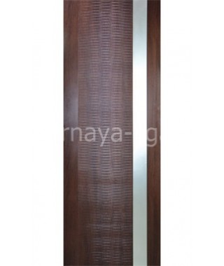 Дверь с ПВХ покрытием Палермо (Венге 3D) Дверь с ПВХ покрытием Палермо (Венге 3D)